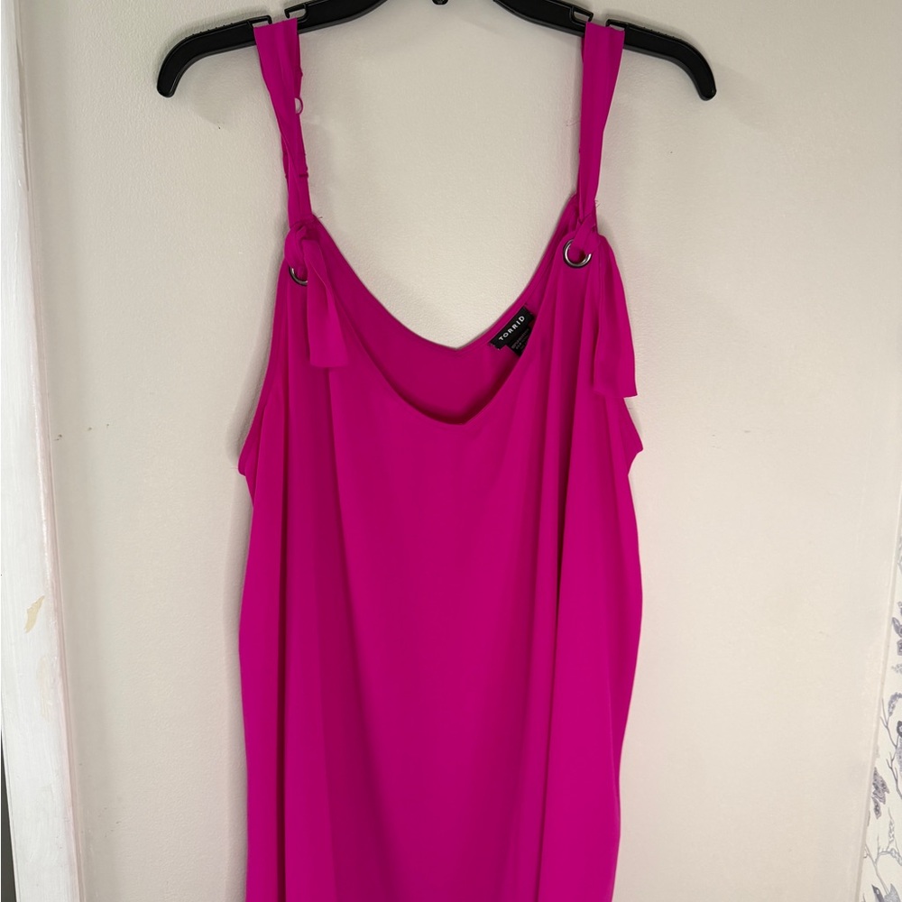 Torrid Fuchsia Sleeveless Dress